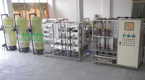 4T/H反渗透＋EDI电池用超纯高纯水系统